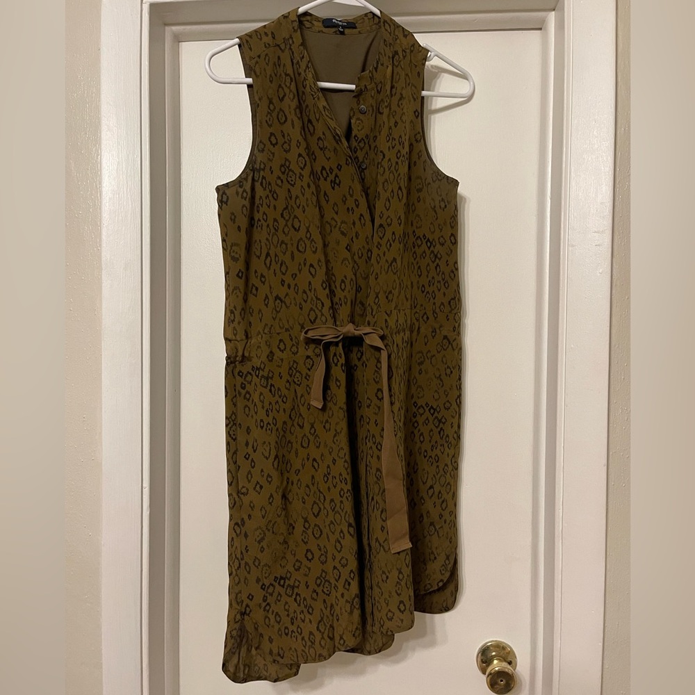 Madewell sleeveless shirt dress